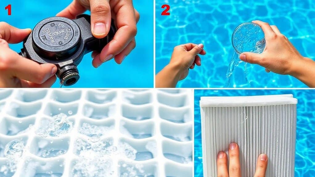 backwash pool filter correctly