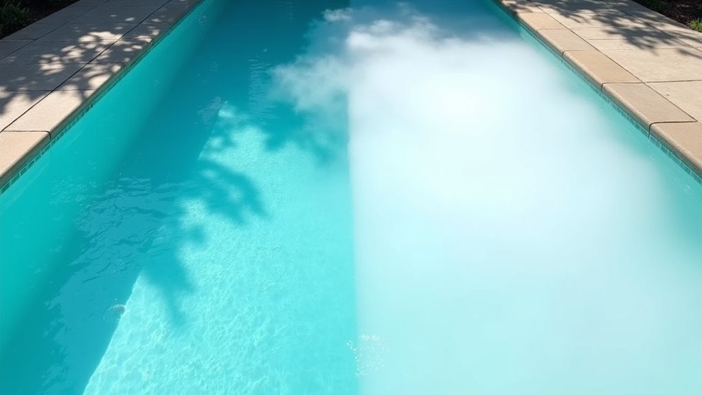 causes of cloudy pool water