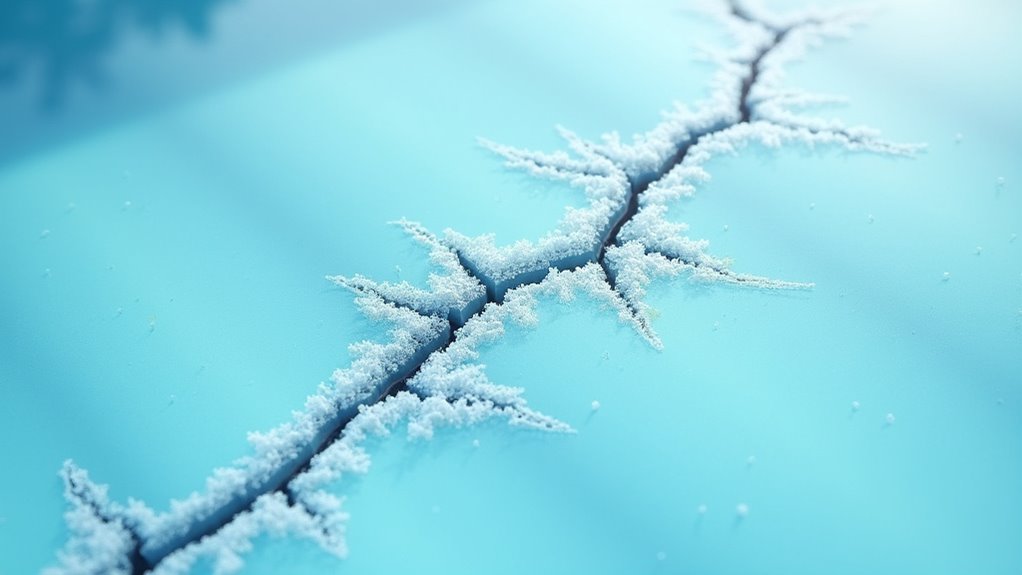 cold weather pool damage