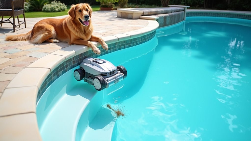 pet hair pool maintenance