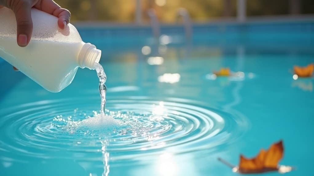 winter pool chemical treatment