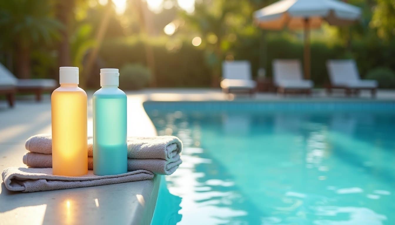 fiberglass pool chemical care