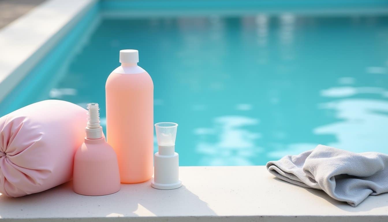 winter pool cover preparation