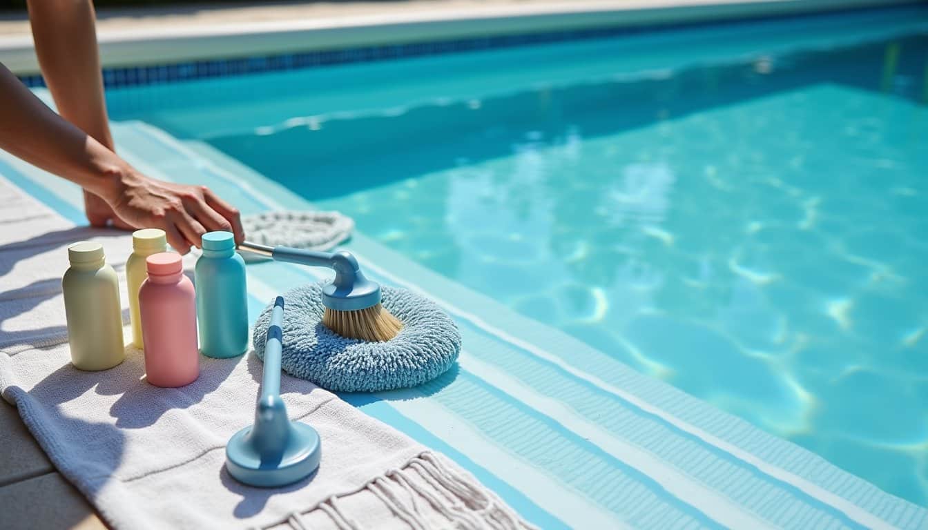 monthly pool deep cleaning