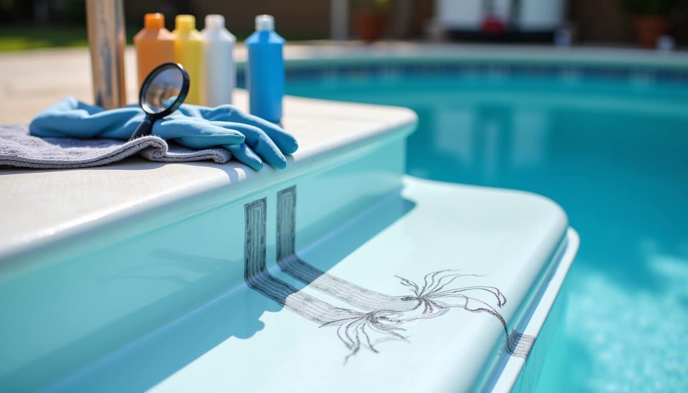 fiberglass pool damage assessment