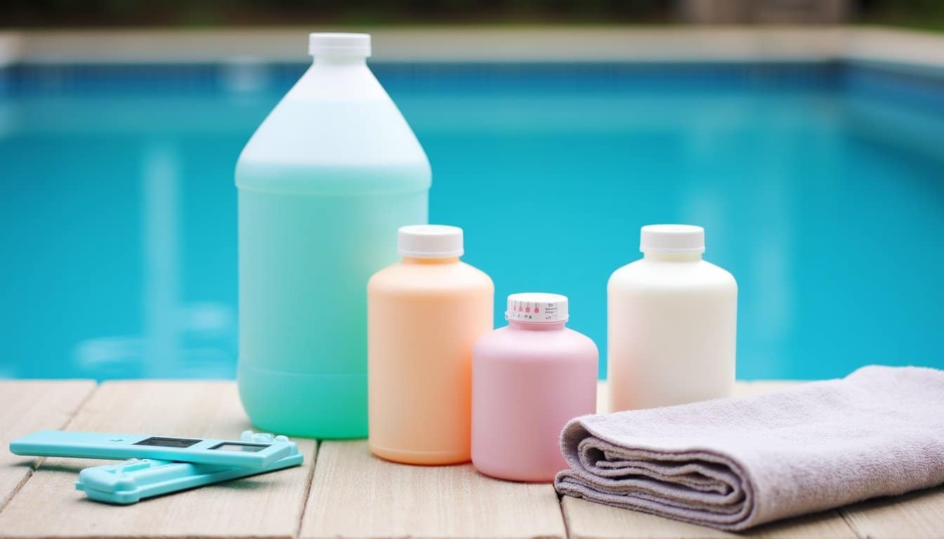 winter pool chemical balance