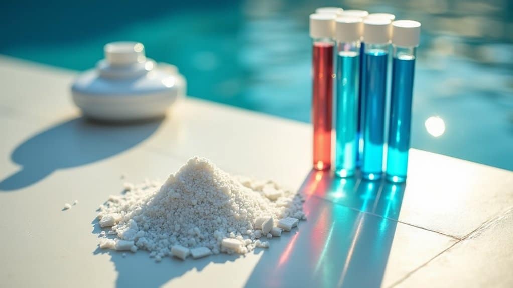 chlorine ensures pool safety