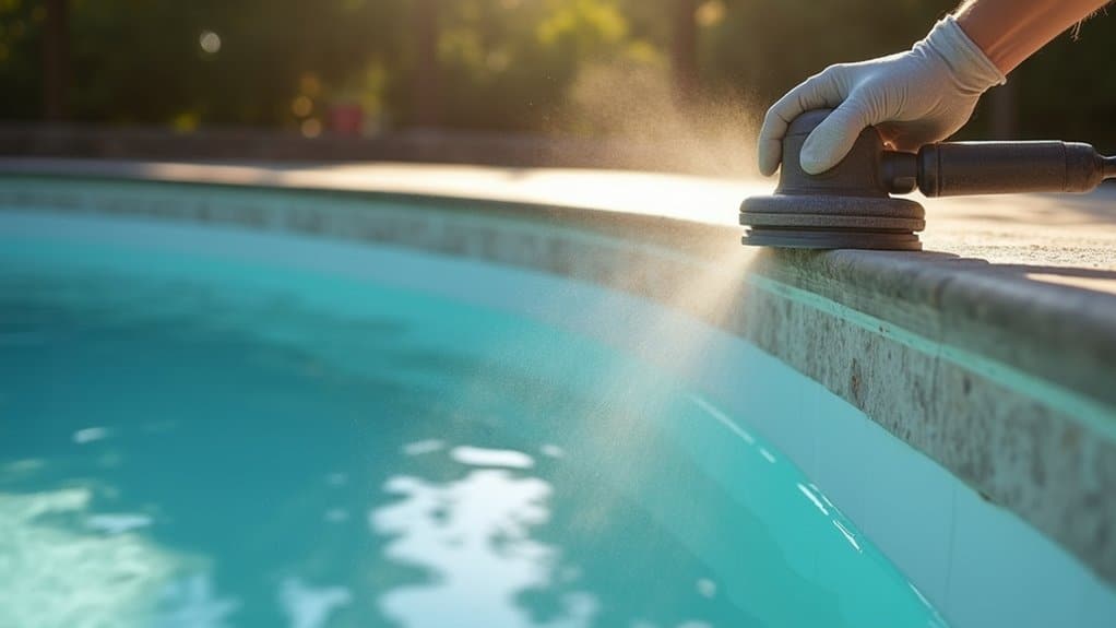 fiberglass pool surface preparation