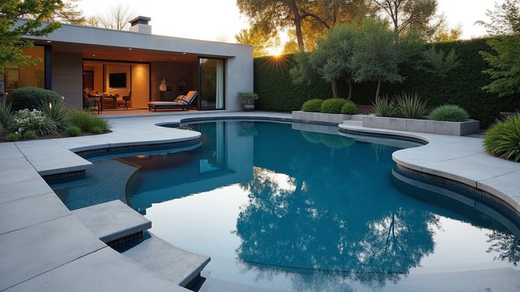 low maintenance fiberglass pools