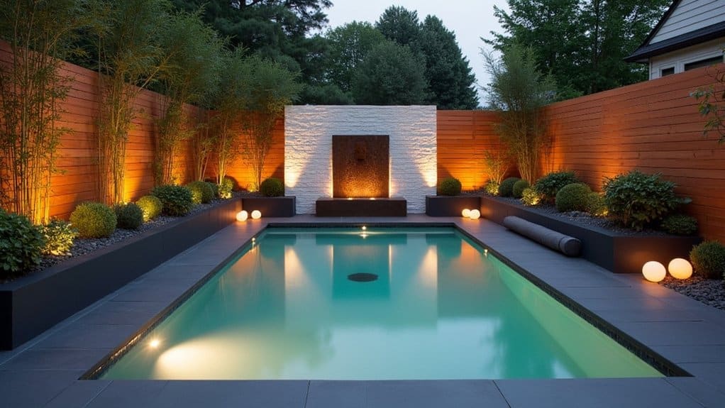 space saving compact pool designs