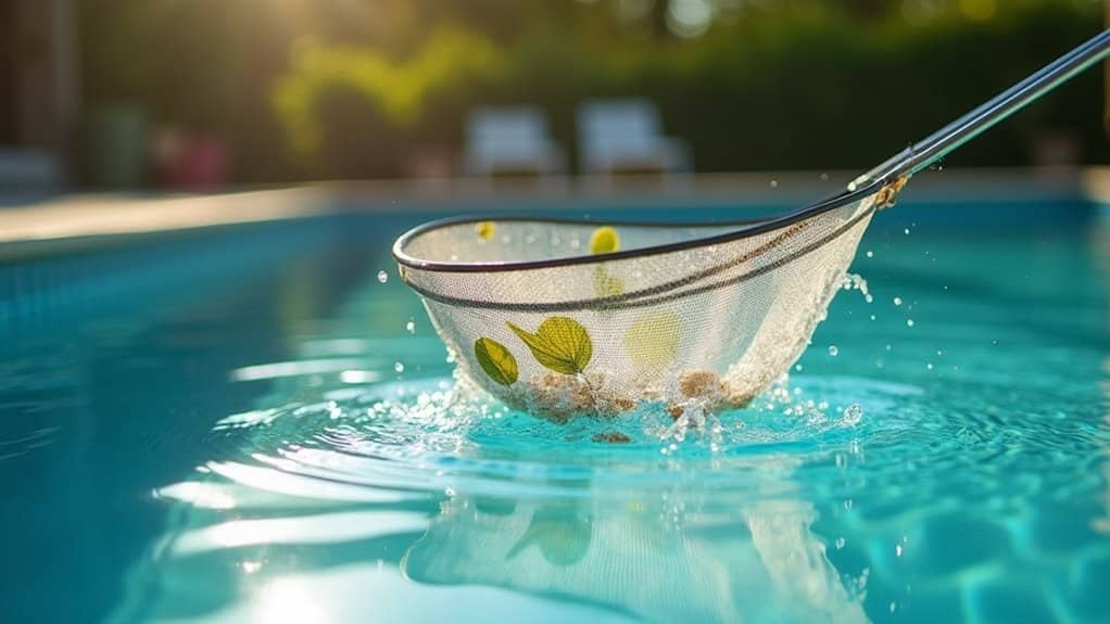 debris removal from pool