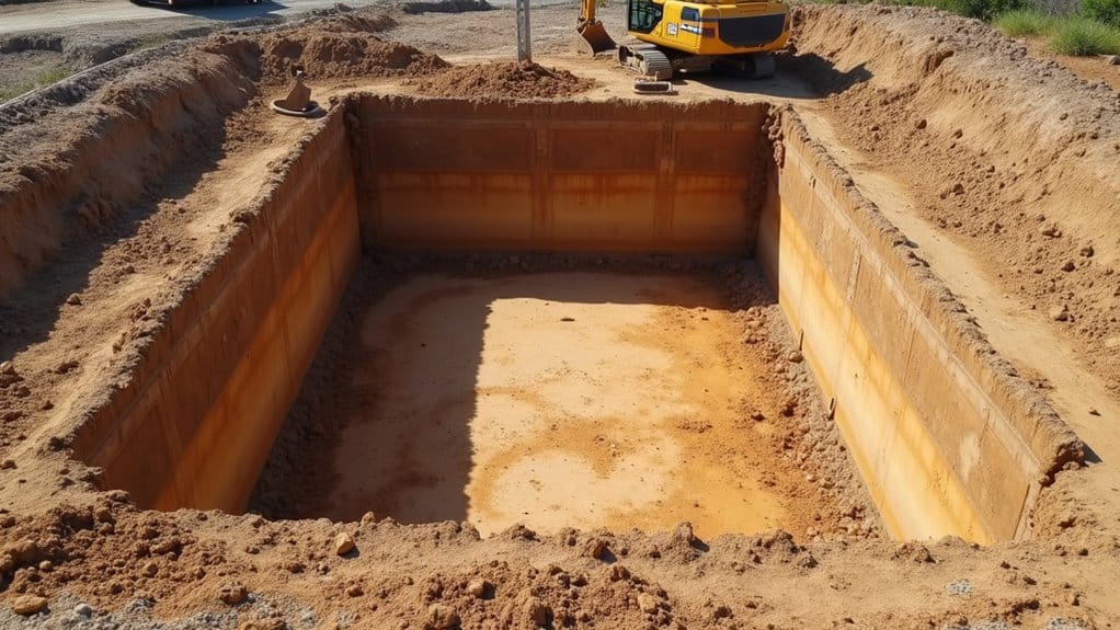 excavation grading footing regulatory requirements