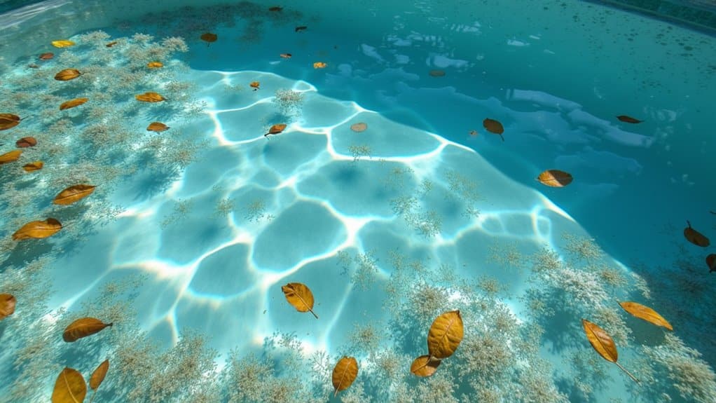 organic debris degrades water quality