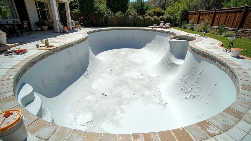 pool resurfacing timeline varies