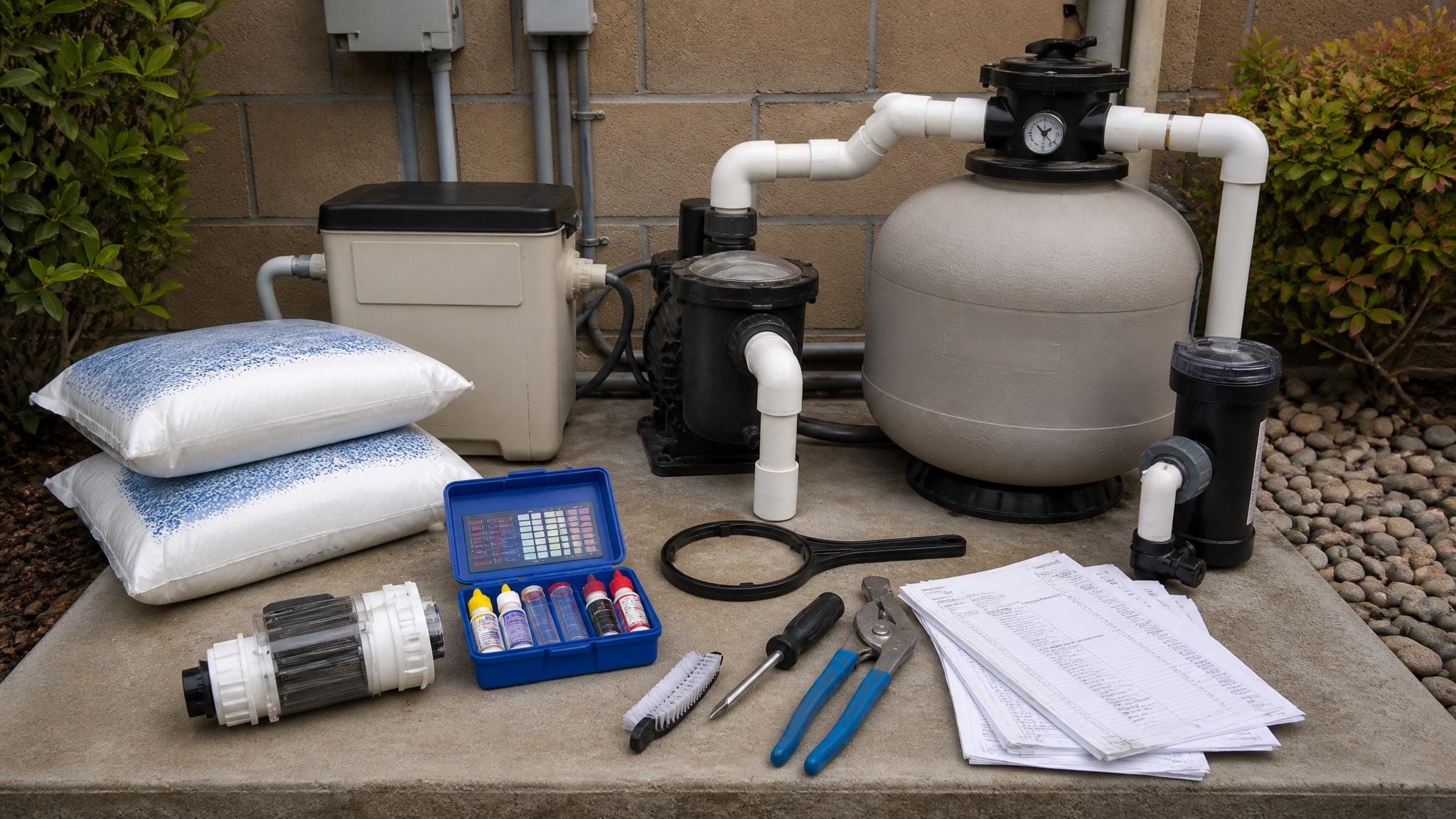 annual salt and cell maintenance costs