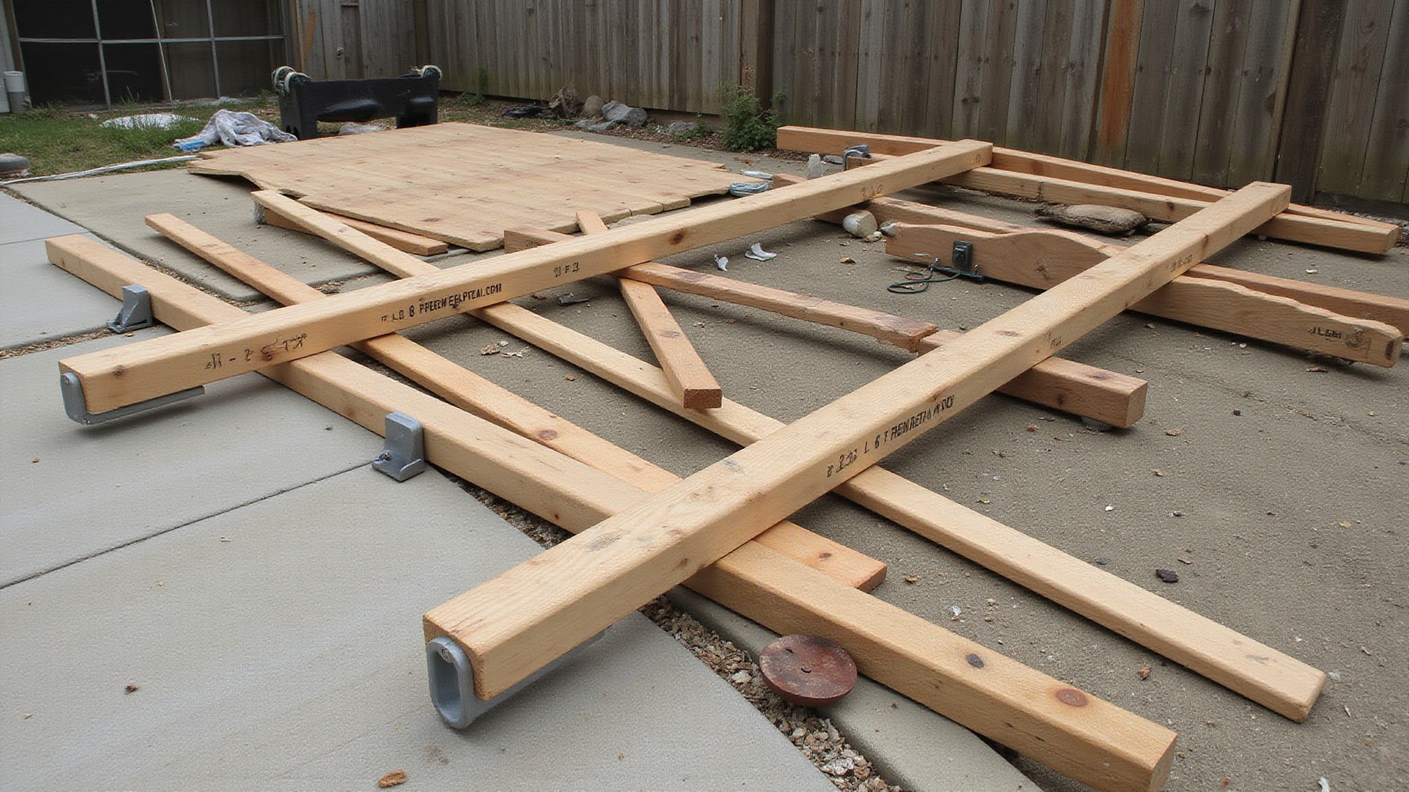 deck and pool permit materials