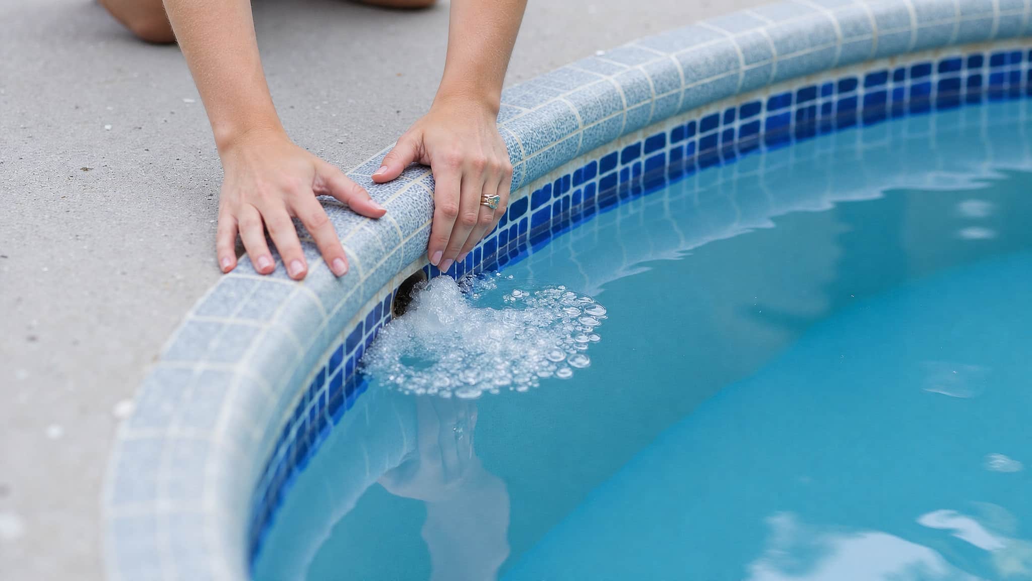 pool liner leak testing methods