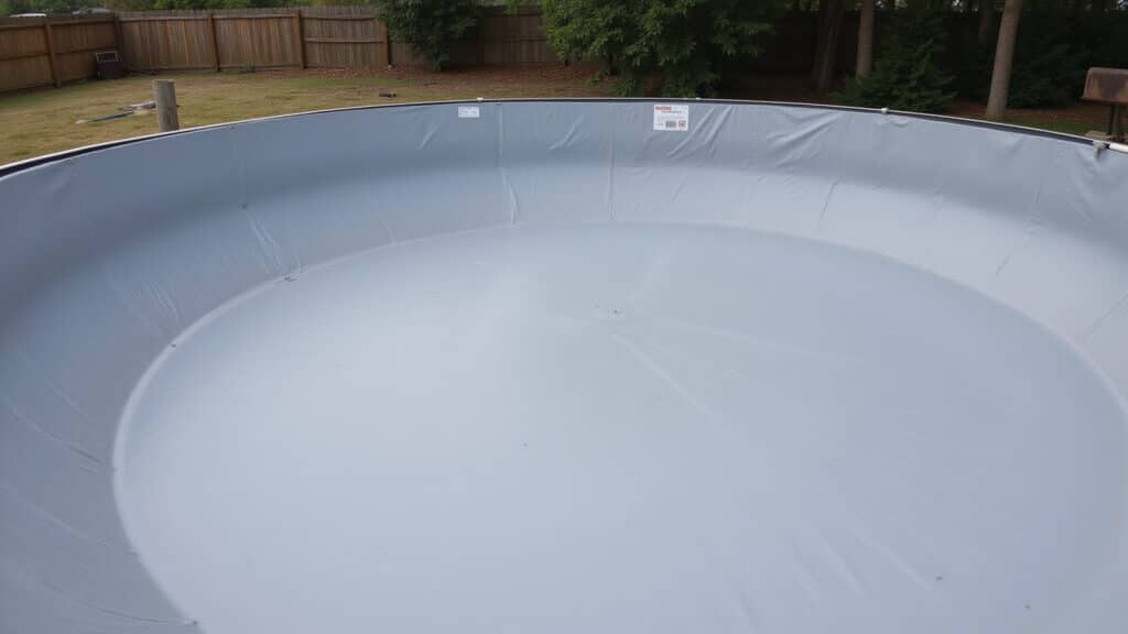 wrinkle free above ground pool liner