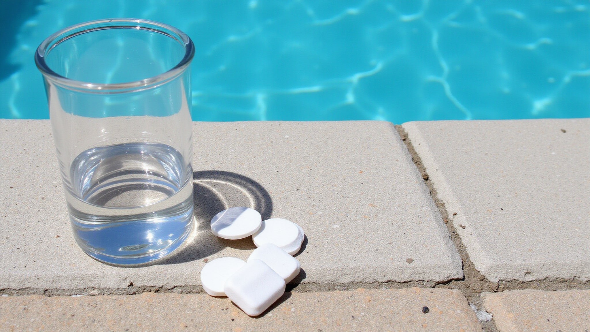 chlorine causes cloudiness indirectly